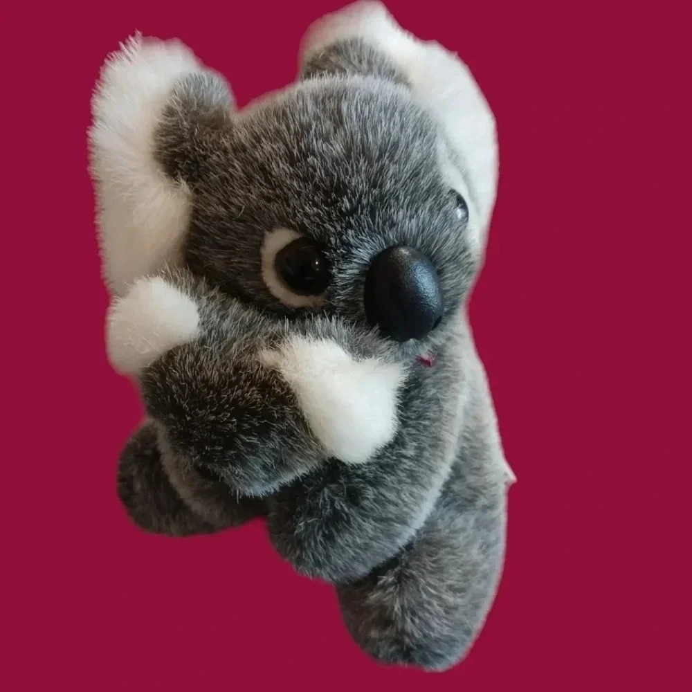 Toy hut koala bear with baby plush toy